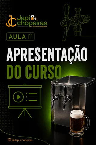 Apresentação do Curso Completo de Manutenção de Chopeiras Japi Chopeiras