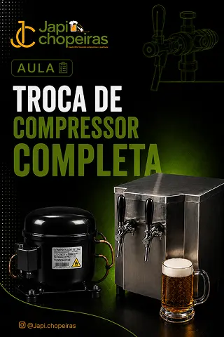 TROCA DE COMPRESSOR COMPLETA